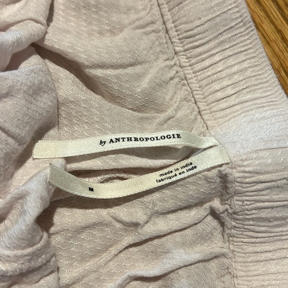 Anthropologie Floral Sleepwear Set Embroidered Top and Bottom Spring - Picture 4 of 4